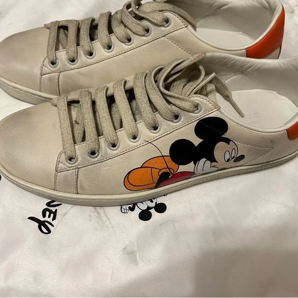 Gucci shoes wore one time! Gucci | Shoes | Python Calf Gucci Sneakers Good Condition  main image 3